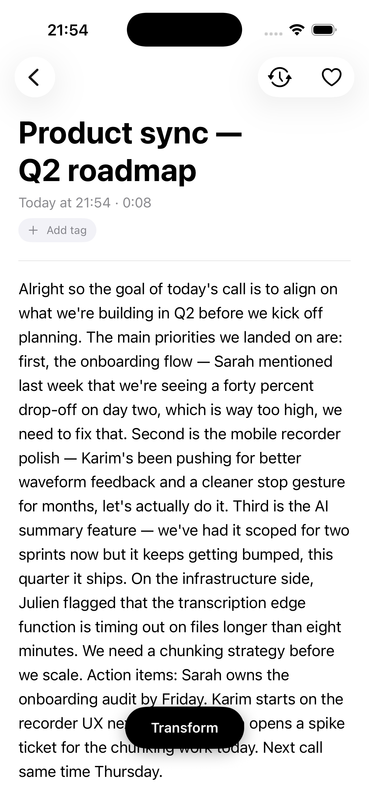 Vscribe mobile transcript